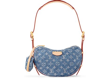 louis vuitton denim croissant|louis vuitton monogram totally mm.